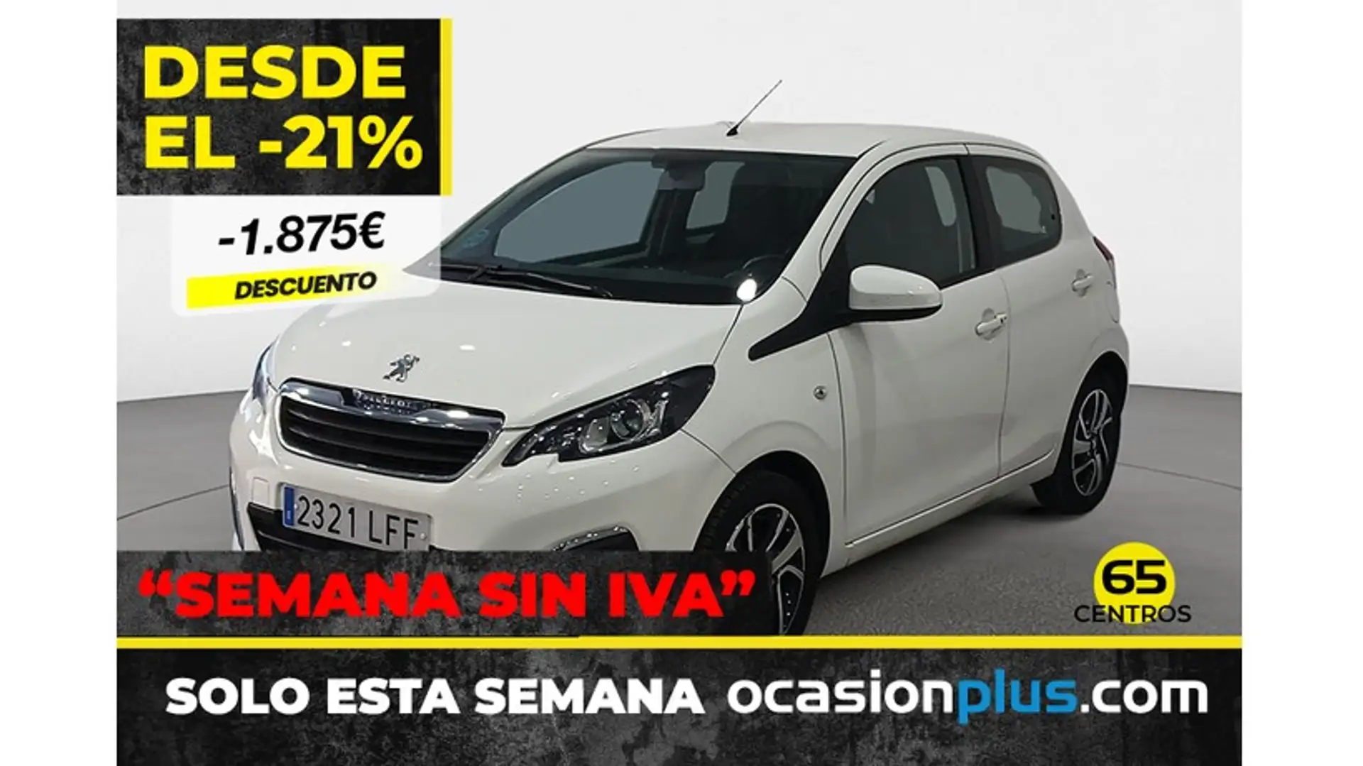Peugeot 108 1.0 VTi S&S Allure 72 Blanco - 1