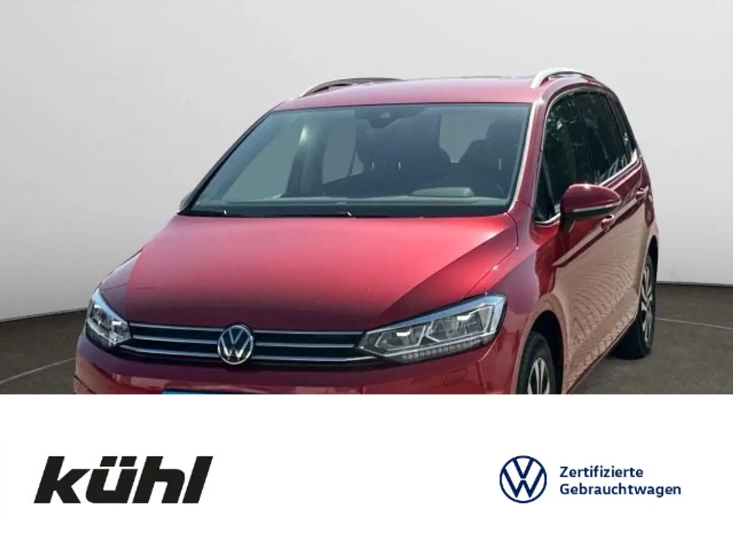 Volkswagen Touran 1.5 TSI DSG 7.Sitzer Active Navi,LED,Digi Rot - 1