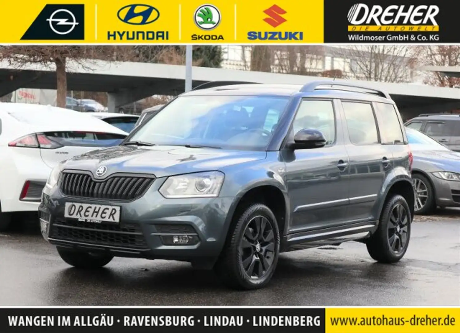 Skoda Yeti Yeti 1.4 TSI Monte Carlo Autom./Klima/KM/PDC Xenon Gris - 1