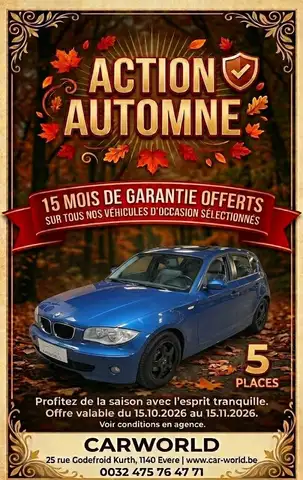 BMW 116 116i NORME LEZ 2030 $$ 15 MOIS GARANTI $$