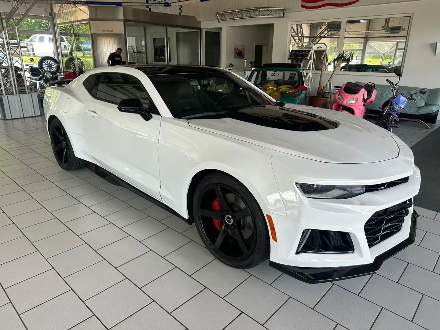 Chevrolet Camaro SS 6,2 V8 Coupe Performance 4 Rohr Automatik ZL1 Blanc - 2