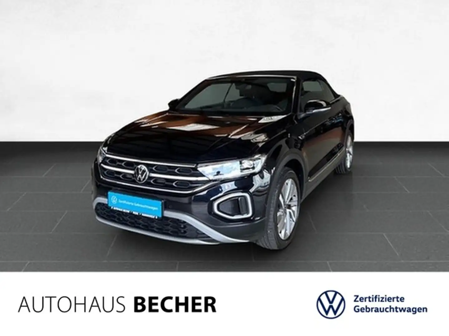 Volkswagen T-Roc Cabrio Style 1.5 TSI DSG /Navi/LED/Rückfahrk/Si... Schwarz - 1