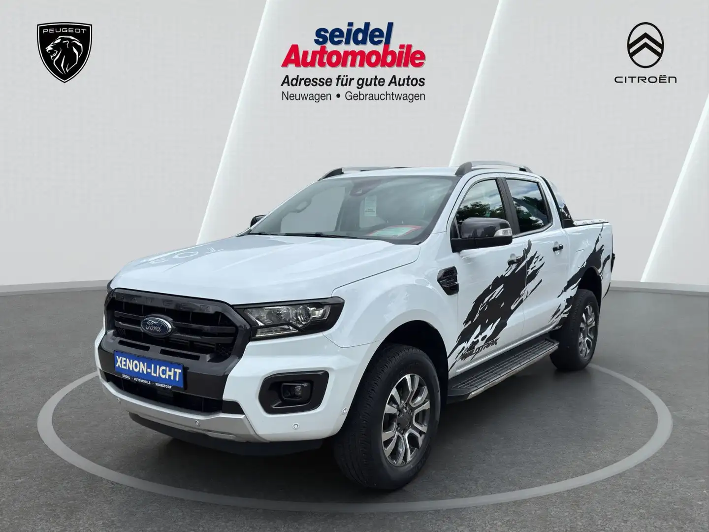 Ford Ranger 2.0 TDCI Panther Wildtrack 4x4 DOKA Blanc - 1