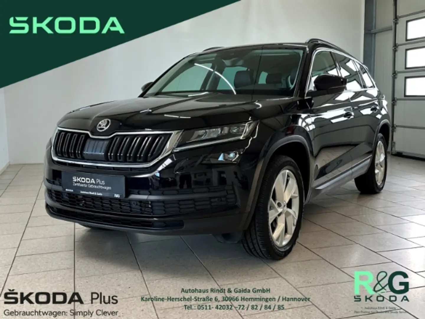 Skoda Kodiaq Soleil 1.5 TSI ACT DSG StandHZG Leder Navi Noir - 1