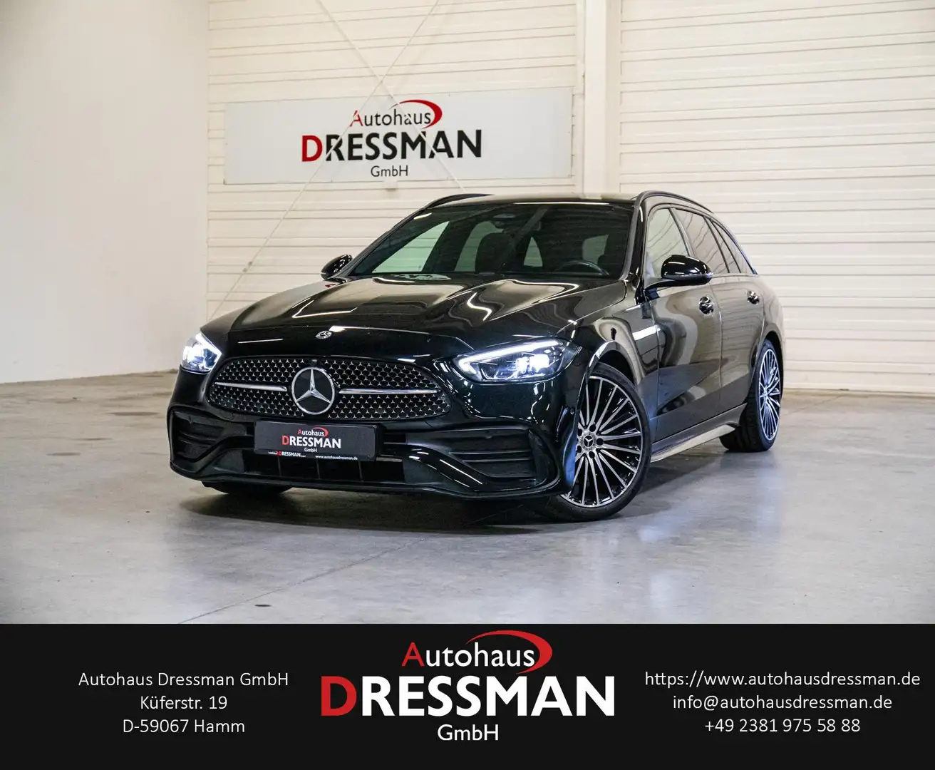 Mercedes-Benz C 200 LED PANO AMG LED MBUX KAMERA NIGHT 19Z. Noir - 1
