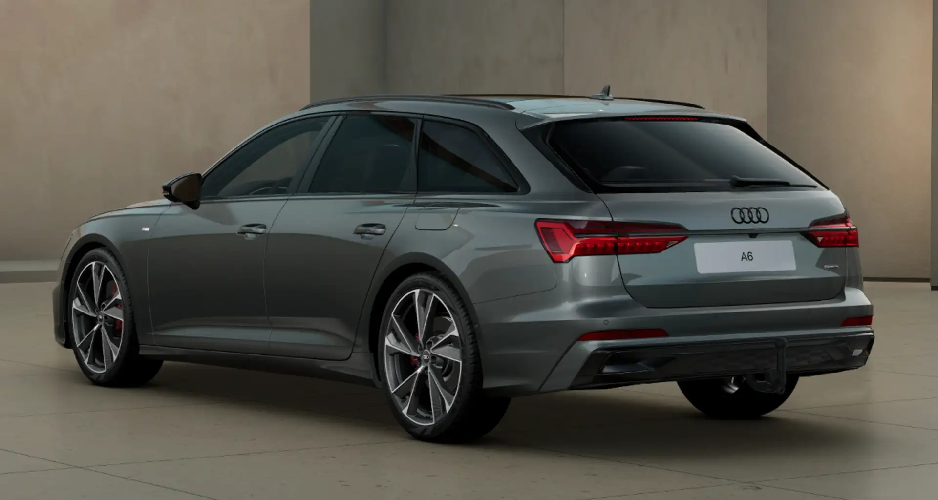 Audi A6 Avant 55 TFSIe Sline AHK KAM PANO Grau - 2