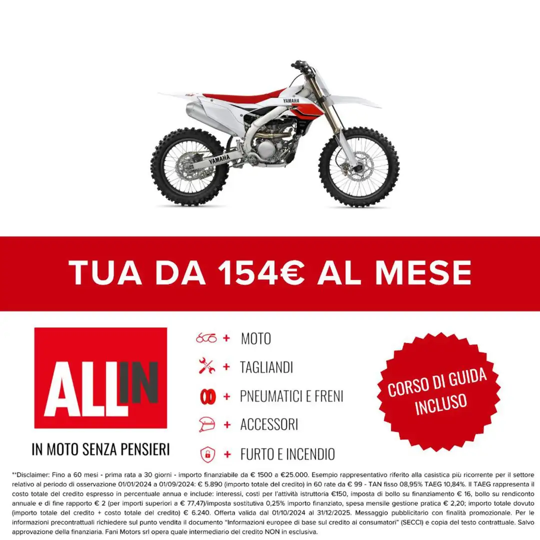 Yamaha YZ 250 70th Anniversary Edition Bianco - 2
