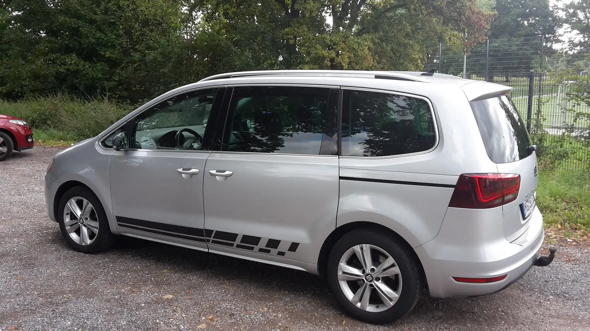 SEAT Alhambra Alhambra 2.0 TDI 7Sitze Autom. NAV Alcantara AHK Silber - 1