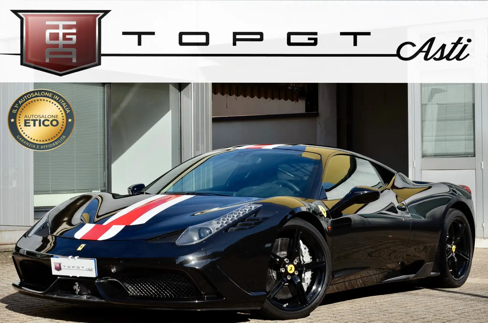 Ferrari 458 458 SPECIALE Coupe 4.5 Italia 600cv dct PERMUTE Nero - 1