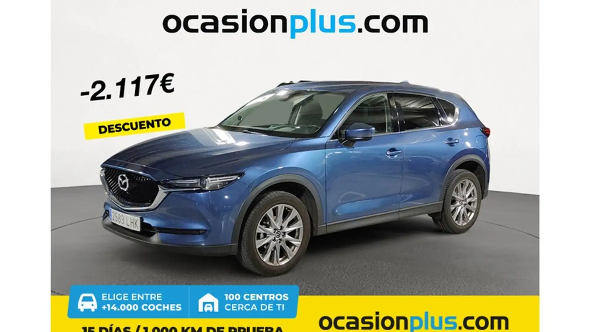 Mazda CX-5 2.0 Skyactiv-G Zenith Safety AWD 121kW Bleu - 1