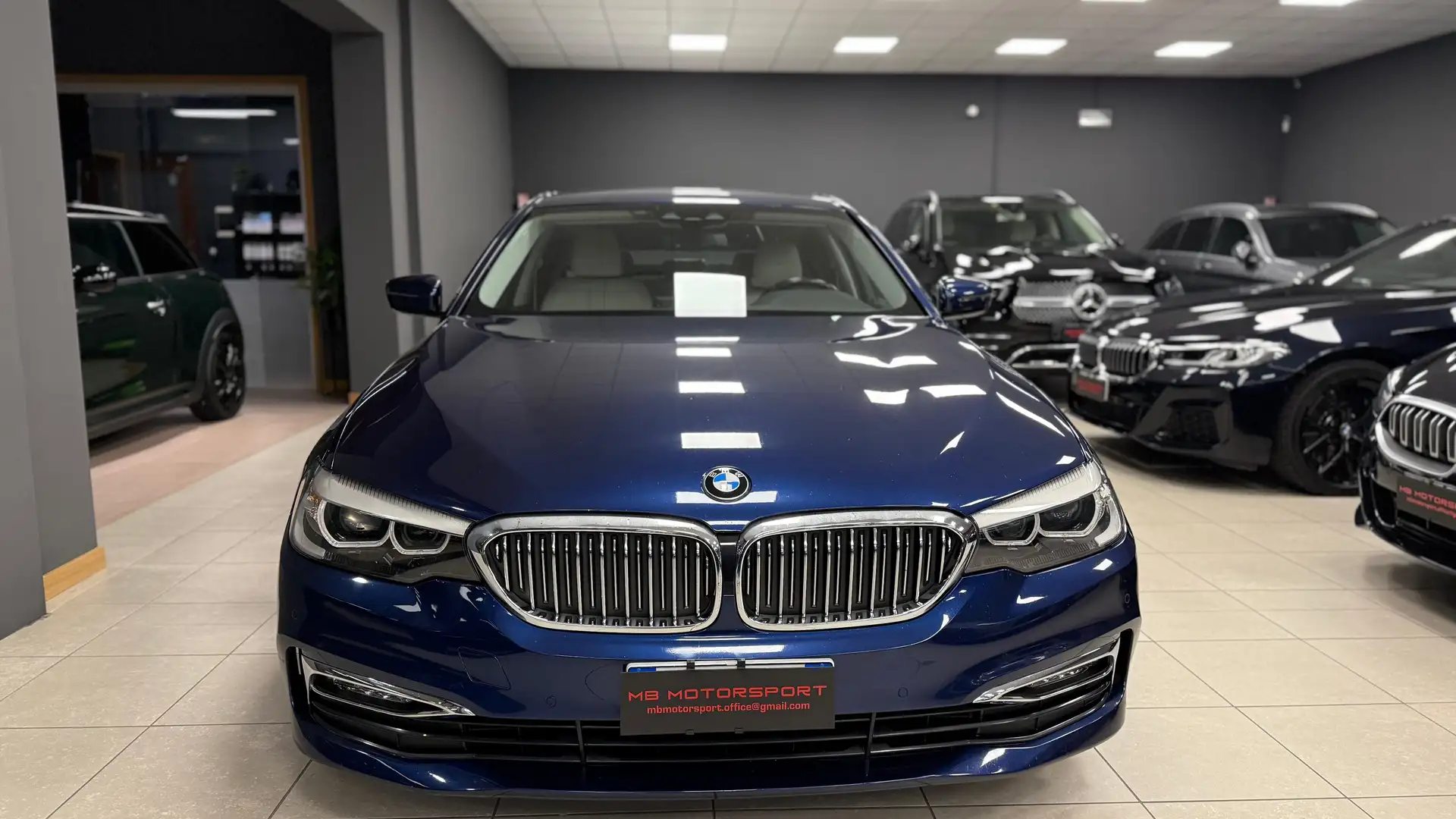 BMW 520 520d xdrive Luxury 190cv auto Bleu - 2