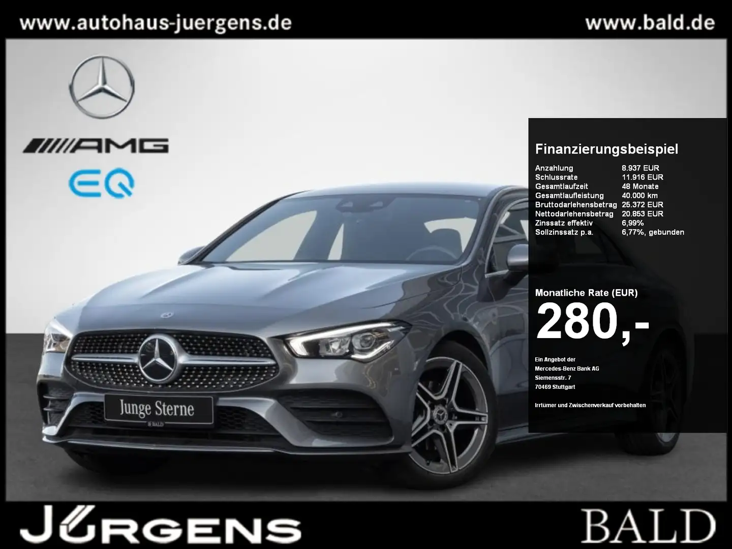 Mercedes-Benz CLA 180 AMG/Wide/LED/CarPlay/DAB/Temp/18" Šedá - 1