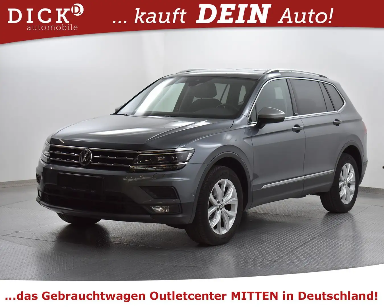 Volkswagen Tiguan Allspace 2.0d United 360+HEAD+AHK+LED+ACC Gris - 2