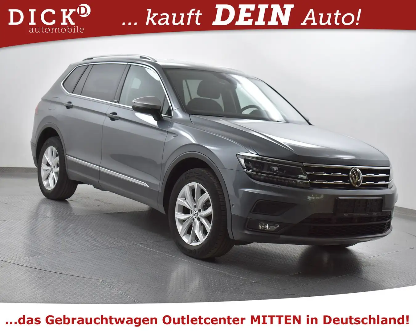 Volkswagen Tiguan Allspace 2.0d United 360+HEAD+AHK+LED+ACC Gris - 1