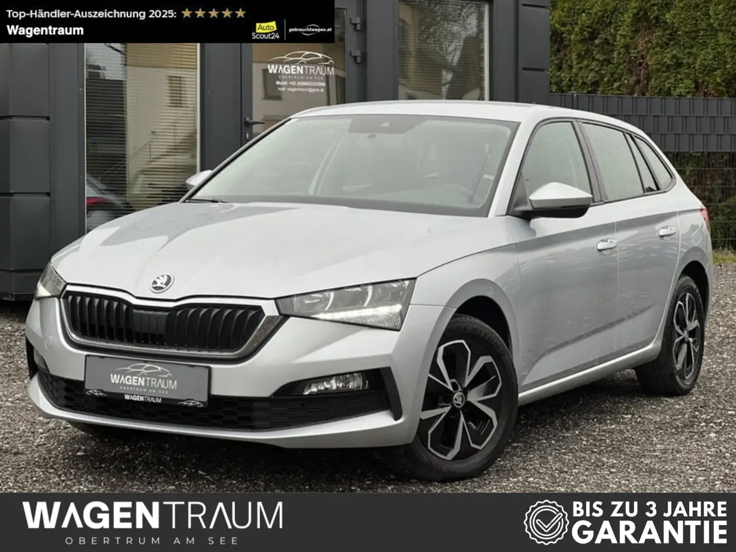 Skoda Scala 1.0 TSI - LED - Bluetooth - 8-Fach bereift - Fina Silber - 1