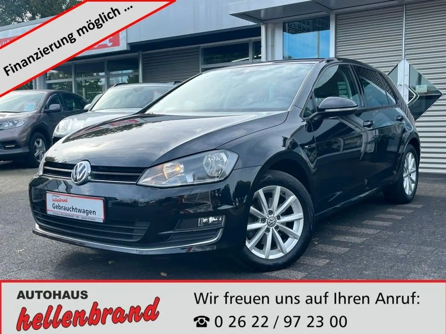 Volkswagen Golf VII Lim. 1.6 TDI Lounge BMT *NAVI* Schwarz - 1