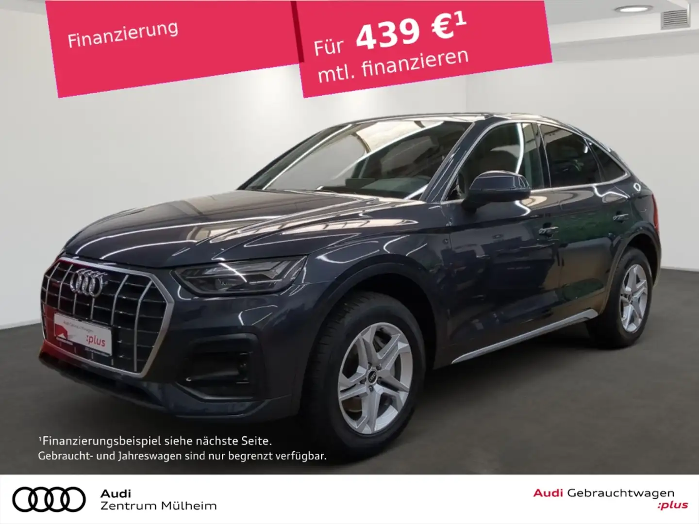 Audi Q5 Sportback 50 TFSIe quattro Navi LED Pano Grau - 1