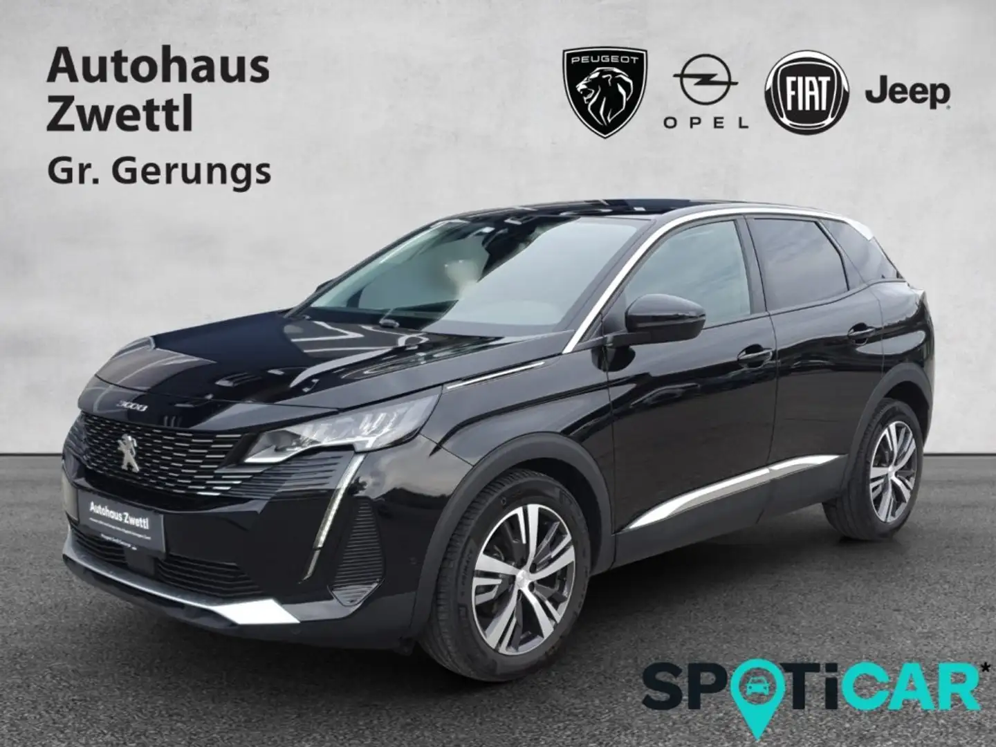 Peugeot 3008 1,5 Blue HDI 130 S&S EAT8 Allure Schwarz - 1