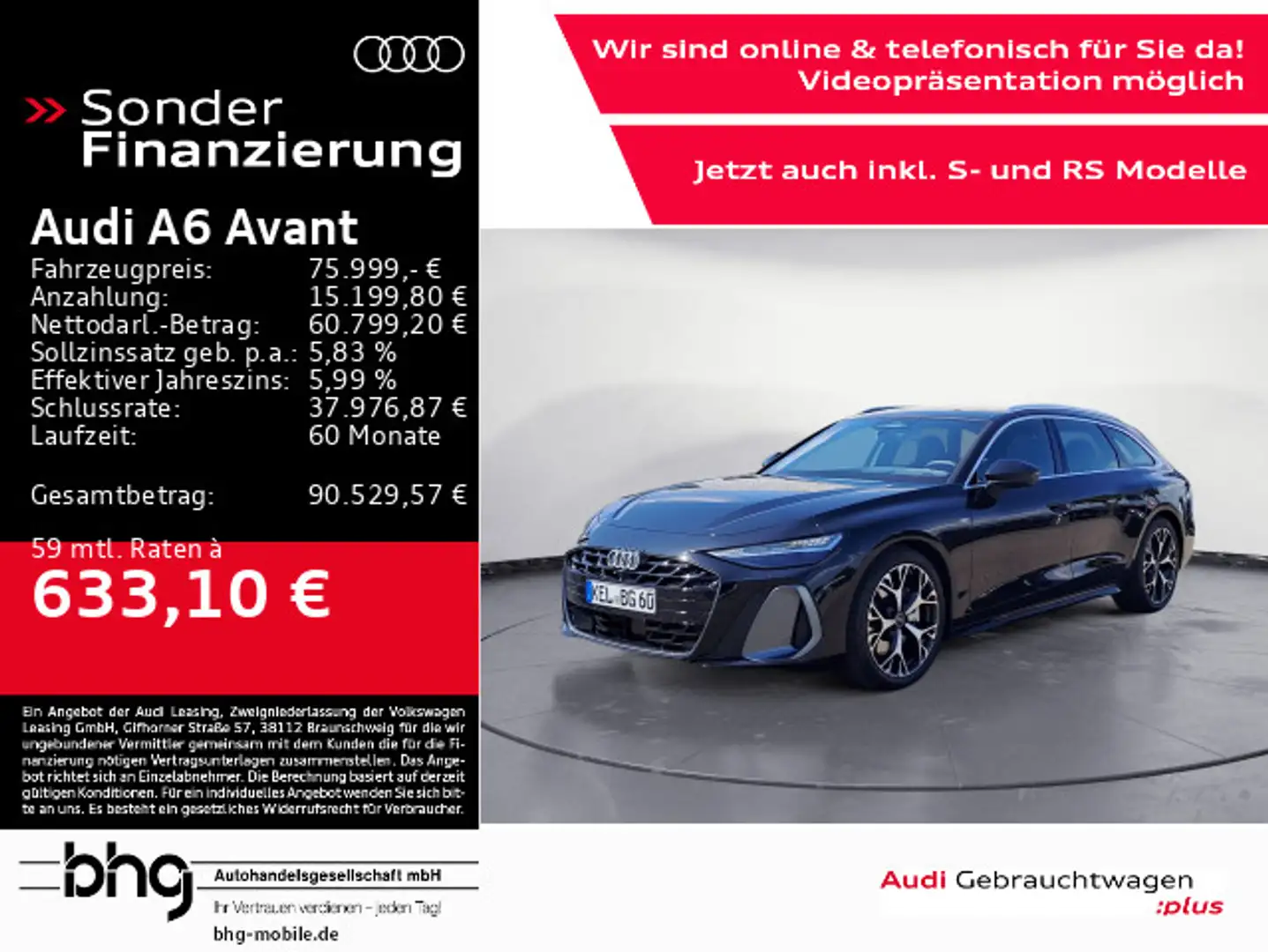 Audi A6 Audi A6 Avant edition one TDI quattro *neuesMode Schwarz - 1