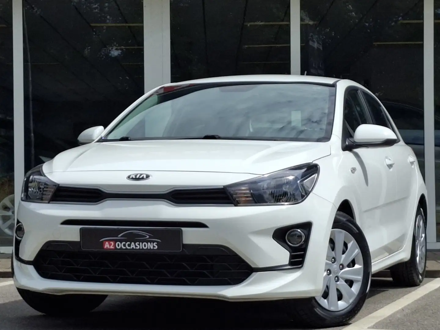 Kia Rio 1.2 4 Cilinder 1e Eig/Airco/Bluetooth/Trekhaak Wit - 1