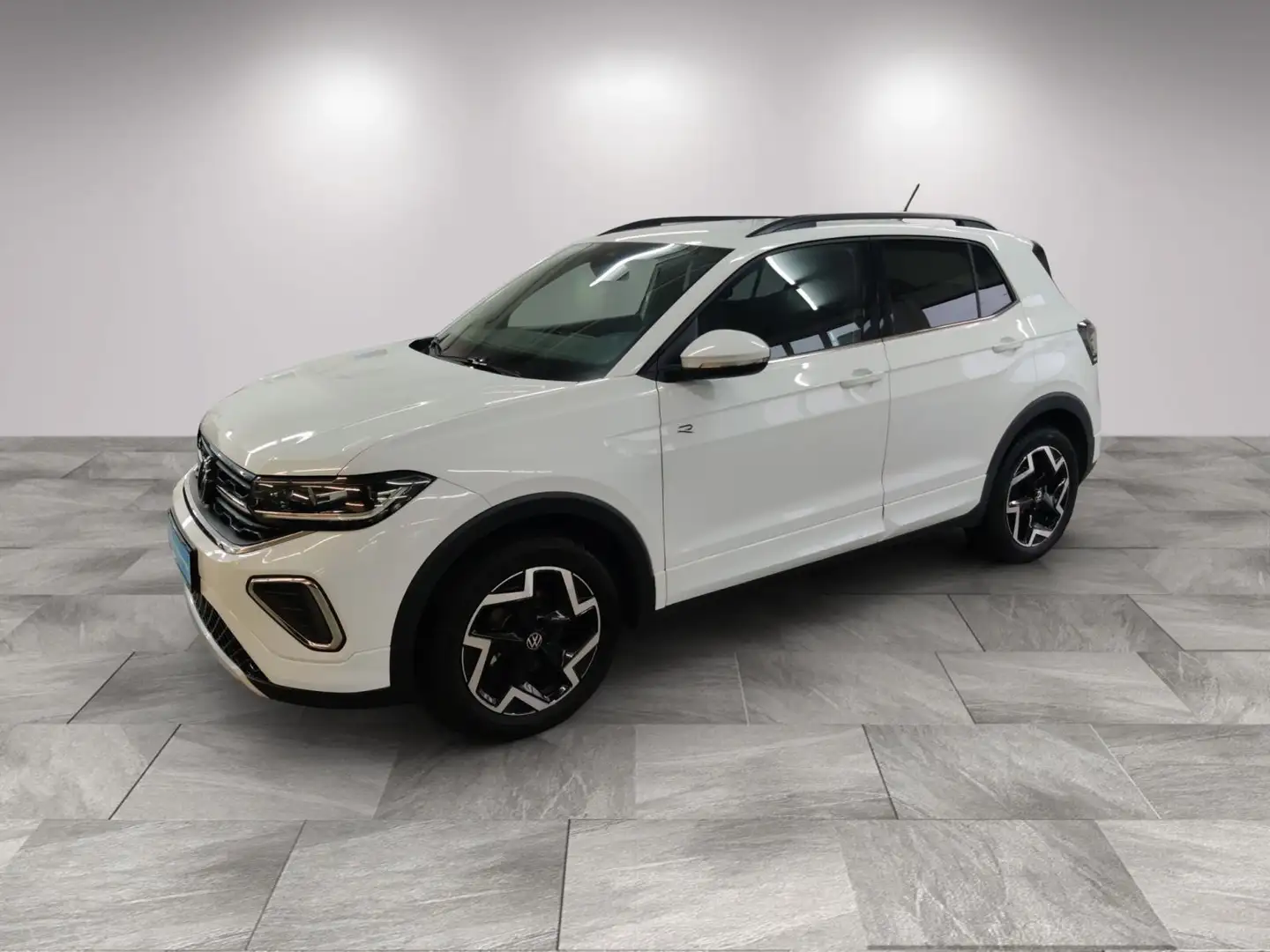 Volkswagen T-Cross R-Line 1.5 TSI DSG/AHK/Matrix/Navi/RFKam Weiß - 2