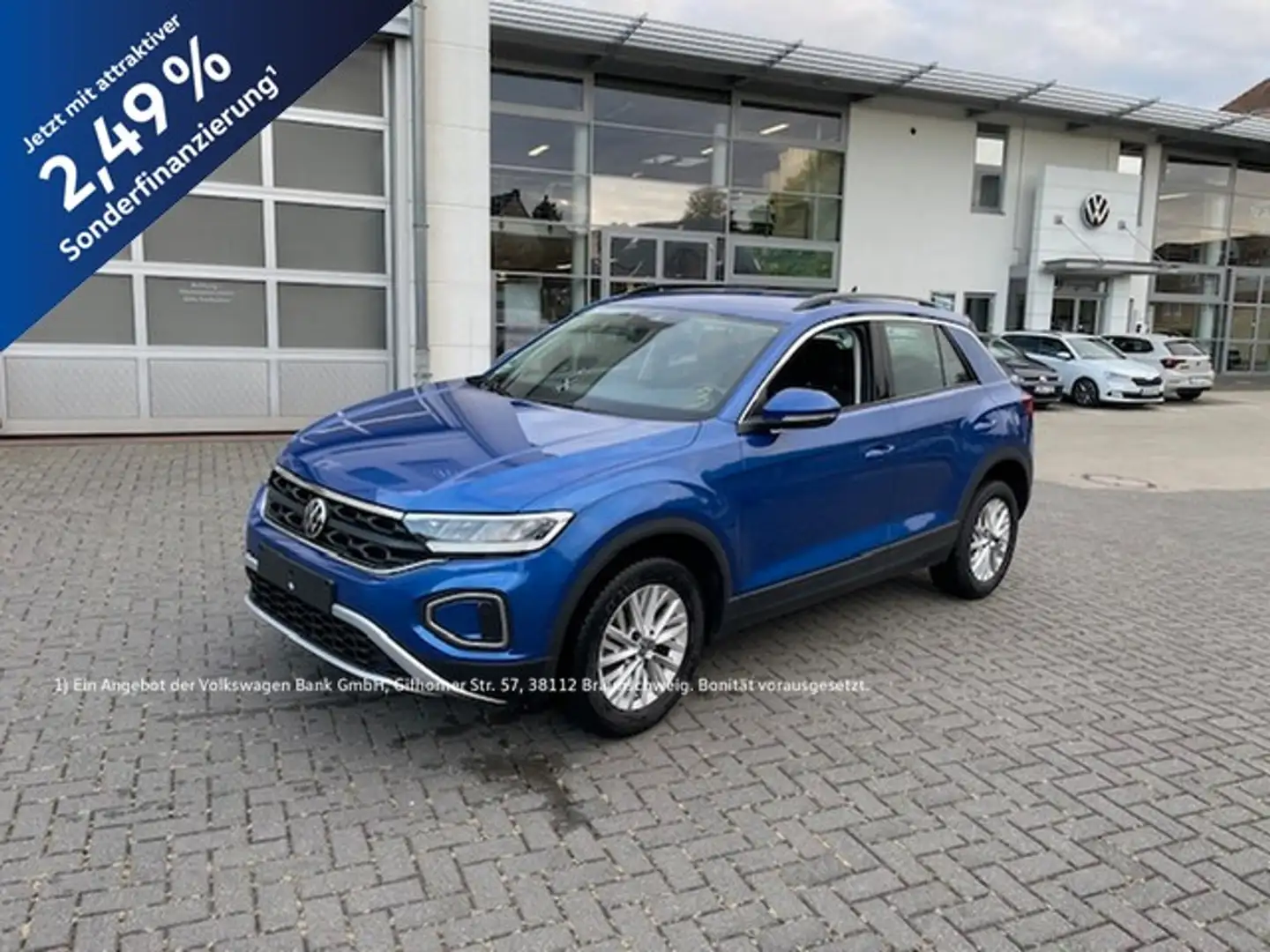 Volkswagen T-Roc 1.5TSi Life R-Kamera ACC NaviMedia LED Sitzheiz... Blau - 1