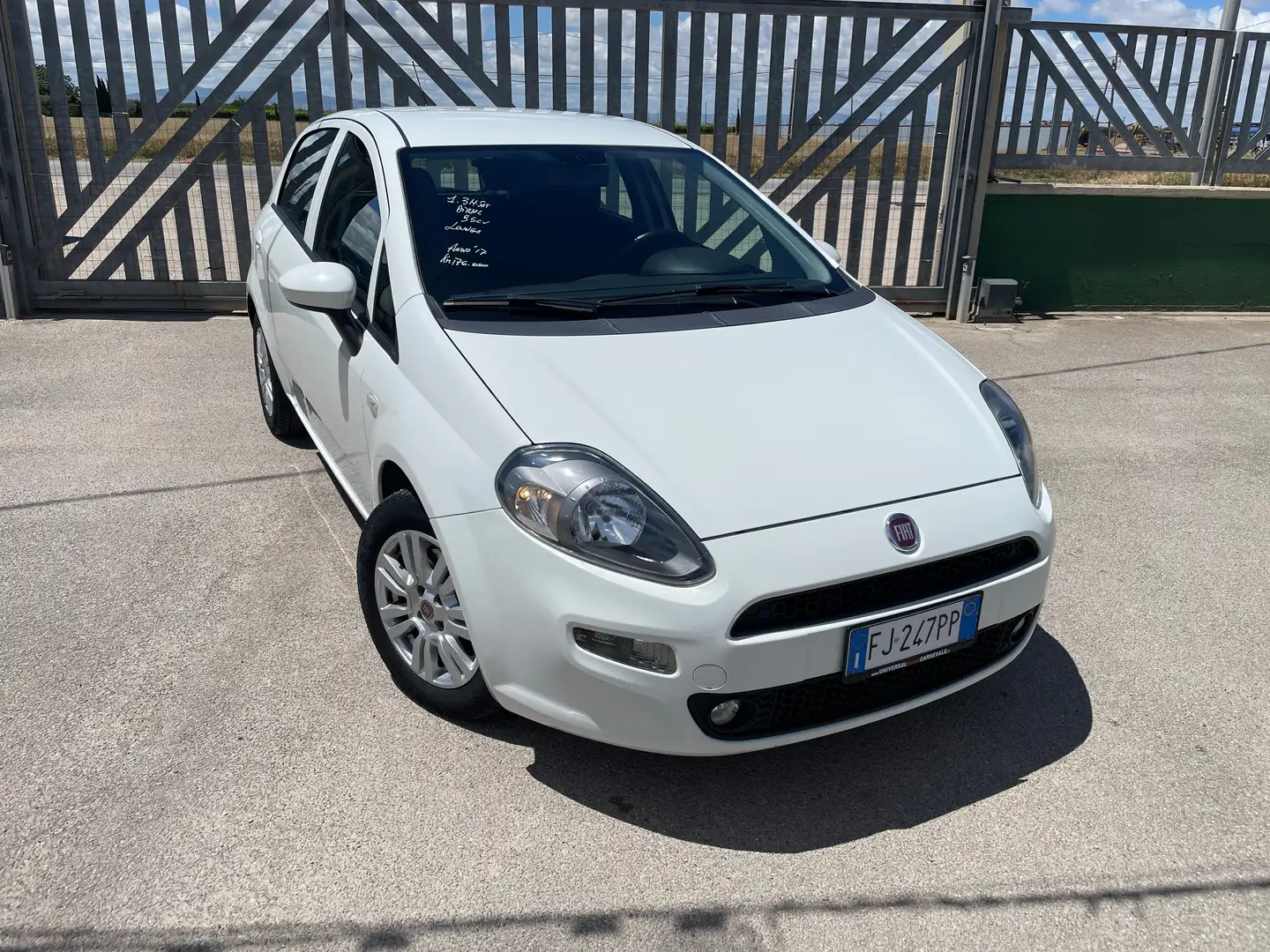 Fiat Punto Punto 5p 1.3 mjt 95cv Lounge-NAVIGATORE-CRUISE Blanc - 1