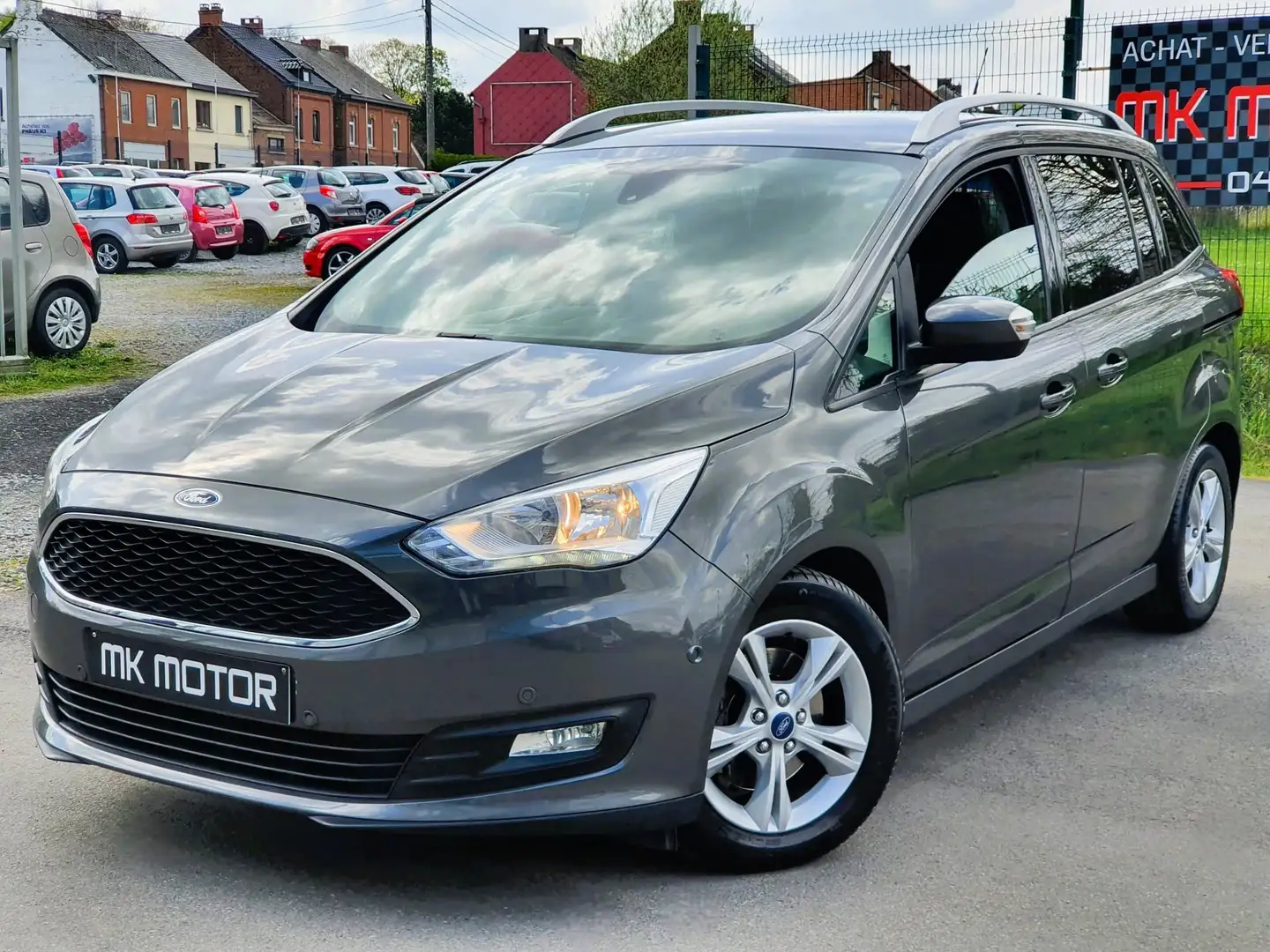 Ford C-Max 🟢1.5 TDCi 120CV / 7 PLACES / GPS / 1ER PROPRIET Grau - 2