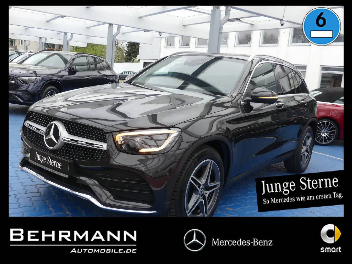 Mercedes-Benz GLC 300 GLC 300 d 4M +Panorama+Distronic+360°Kamera+LED+ siva - 1