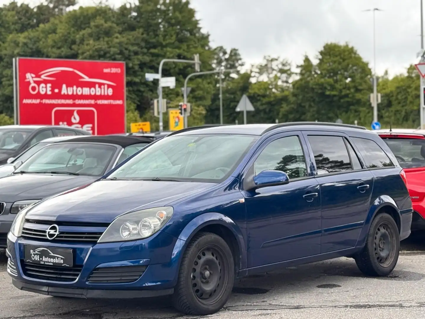 Opel Astra H 1.6 Caravan Edition/AHK/TÜV/Klima Blu/Azzurro - 1