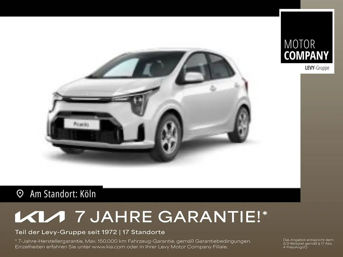 Kia Picanto 1.0 Edition 7 +Aktion+Navi+R.Kamera+PDC+ Weiß - 1