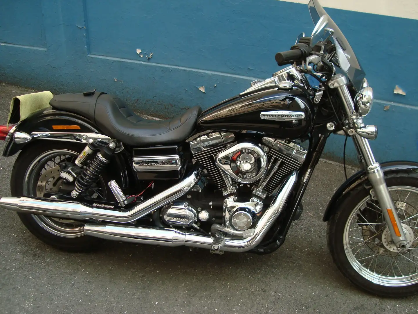 Harley-Davidson Super Glide Zwart - 2