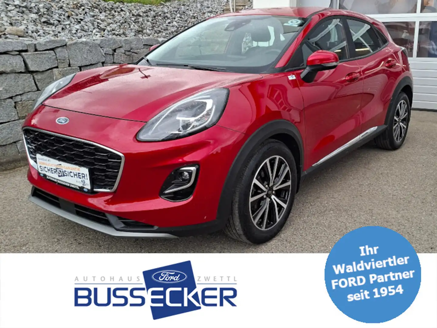 Ford Puma 1,0 EcoBoost Hybrid Titanium Rot - 1