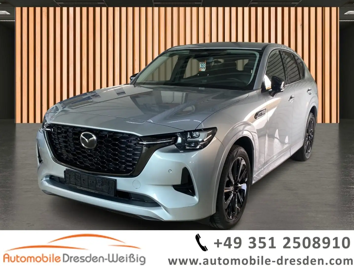 Mazda CX-60 e-Skyactiv D 3.3 Homura*Navi*ACC*BOSE*Pano Zilver - 1