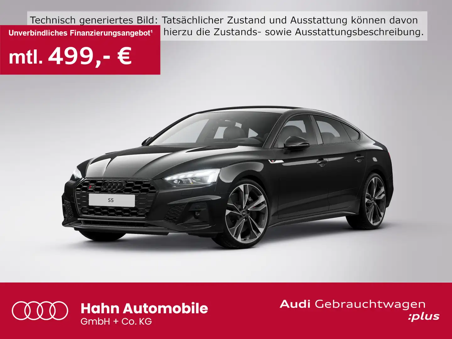 Audi S5 TDI quattro S-trc HUD Matrix B&O CA Schwarz - 1
