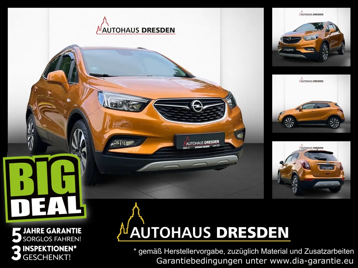 Opel Mokka X 1.4 Turbo KLIMA, DAB , WINTER-PAKET Orange - 1