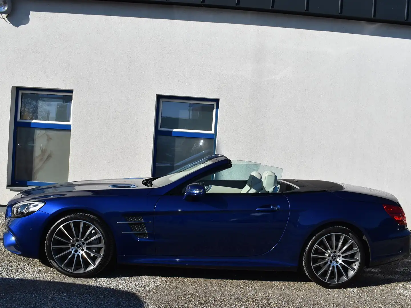 Mercedes-Benz SL 500 AMG-line V8 Vollausstattung Blau - 2