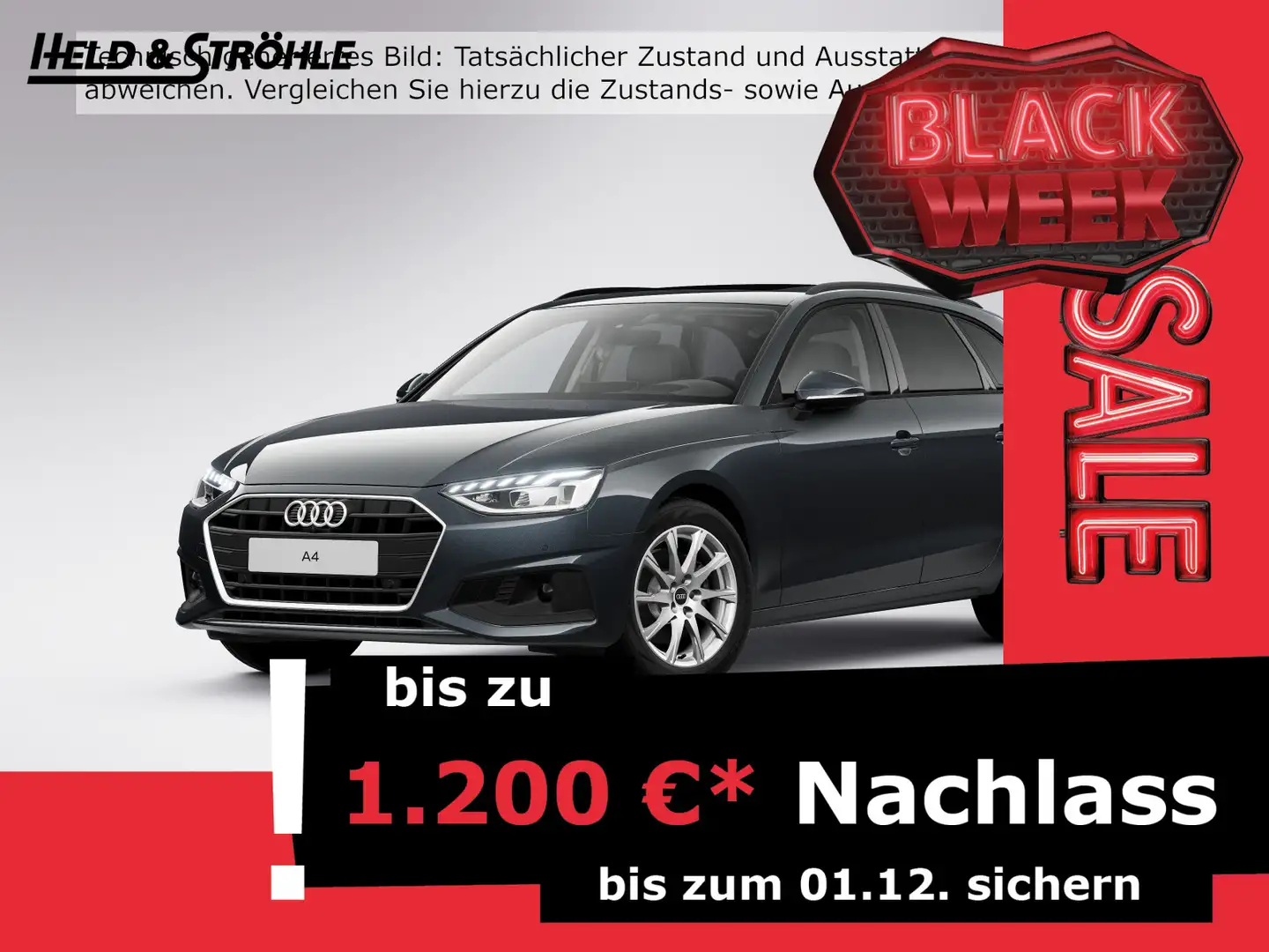 Audi A4 35 TFSI AHK LED NAVI PANO VIRT. 5J.GAR. Grau - 1