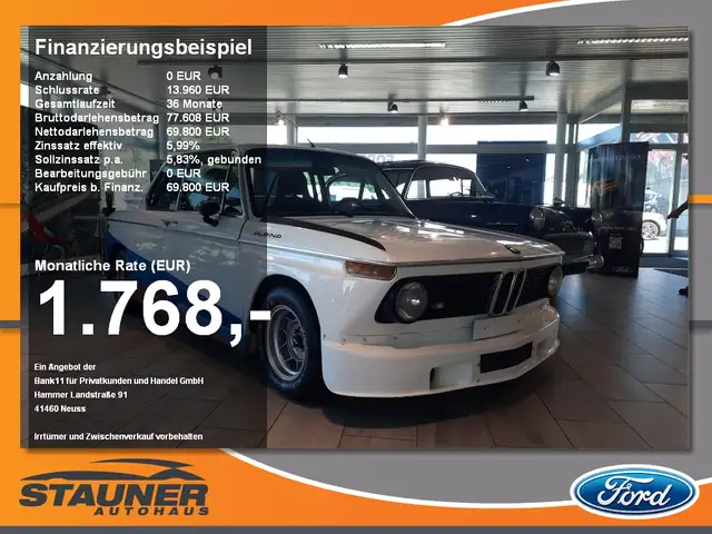 BMW 2002 Turbo Alpina Matching Number