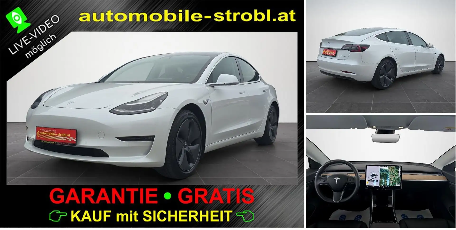 Tesla Model 3 Long Range Dual AWD Auto.P GARANTIE Blanc - 1