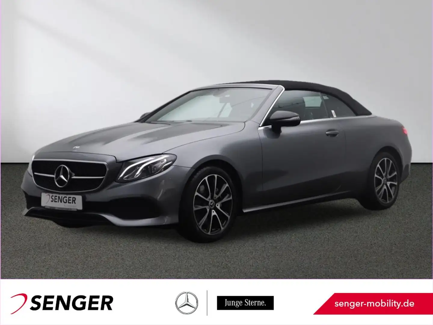Mercedes-Benz E 200 Cabriolet Avantgarde Night Aircap Kamera Grau - 1