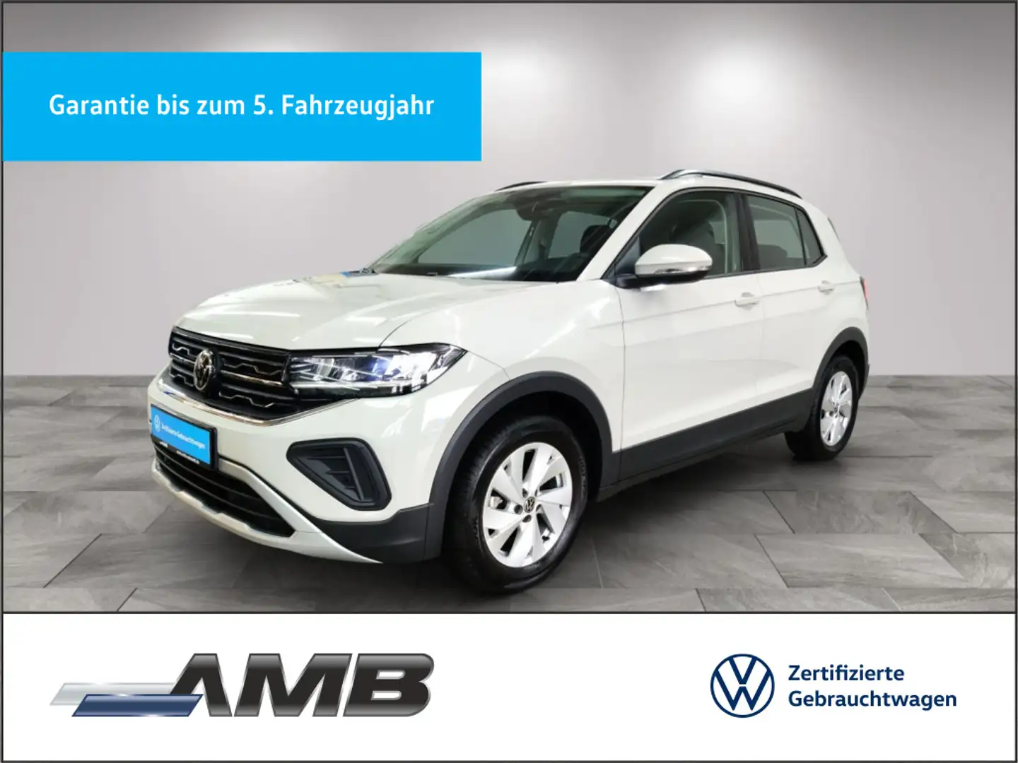 Volkswagen T-Cross Life 1.0 TSI LED/Nav/IQ.Dr/Sitzhz/02.30G Grau - 1