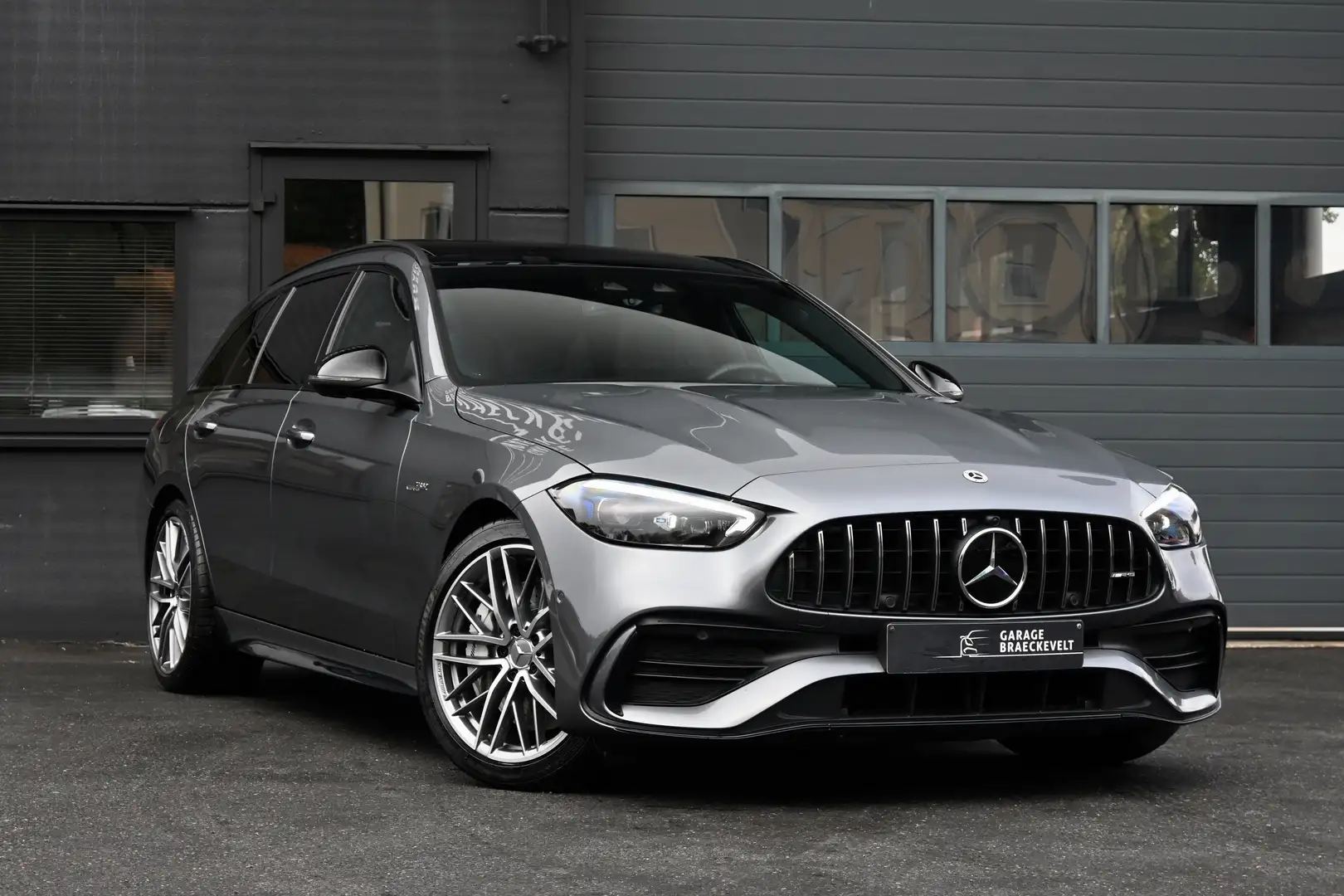 Mercedes-Benz C 43 AMG Panodak - Camera - Distronic - Ambilight - Coating Gris - 1
