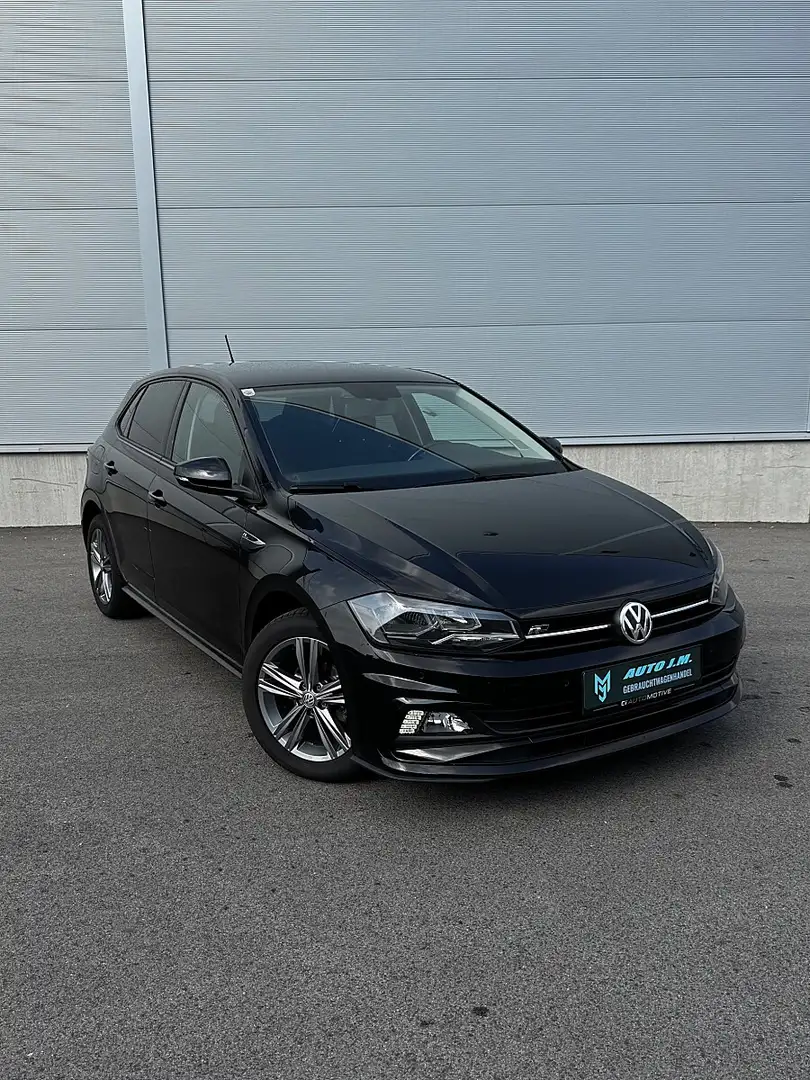 Volkswagen Polo 1,0 TSI R-Line ! Abstandstempomat ! Sitzheizung ! Schwarz - 2