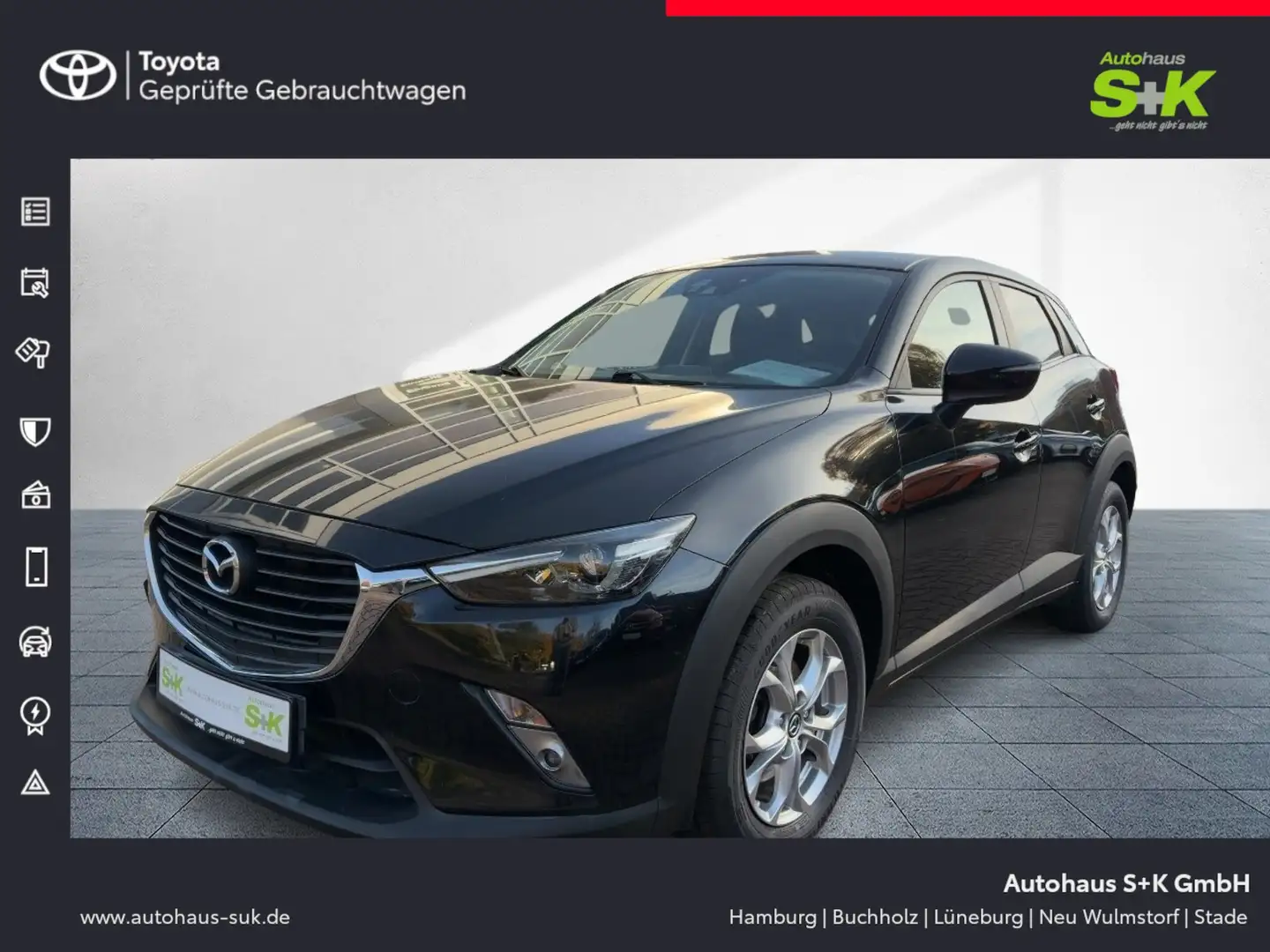 Mazda CX-3 Exclusive-Line++++PDC+KLIMA+LICHTSENSOR++++ Nero - 1