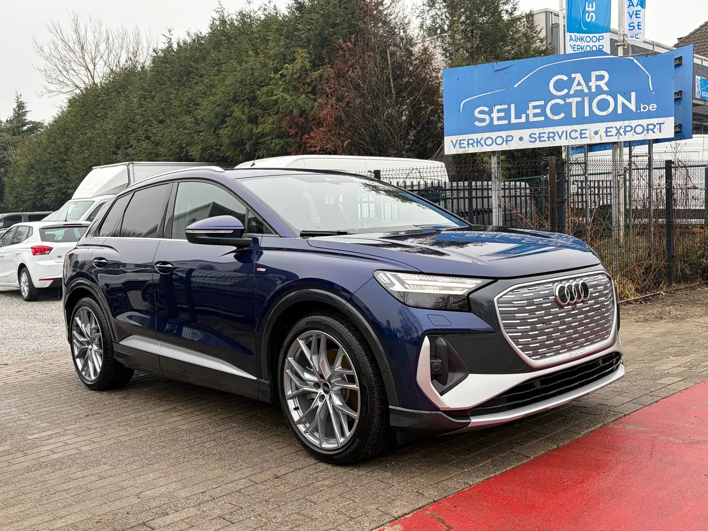 Audi Q4 e-tron Q4 45 e-Tron S-Line, Pano-dak, Adapt. cruise,Sonos Bleu - 1