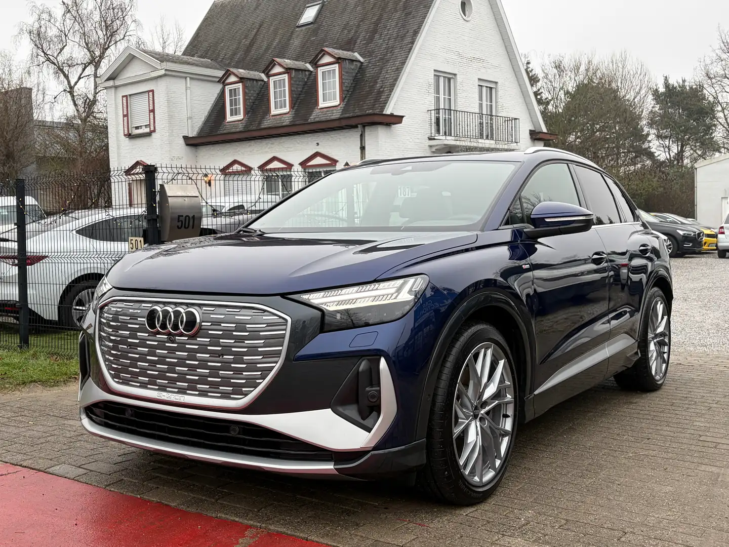 Audi Q4 e-tron Q4 45 e-Tron S-Line, Pano-dak, Adapt. cruise,Sonos Bleu - 2