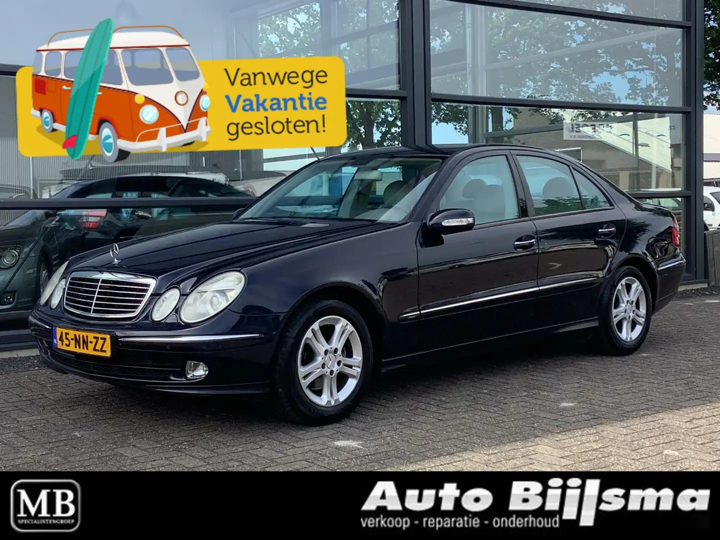 Mercedes-Benz E 240 Avantgarde automaat, zeer net, incl nwe apk en ond Azul - 1