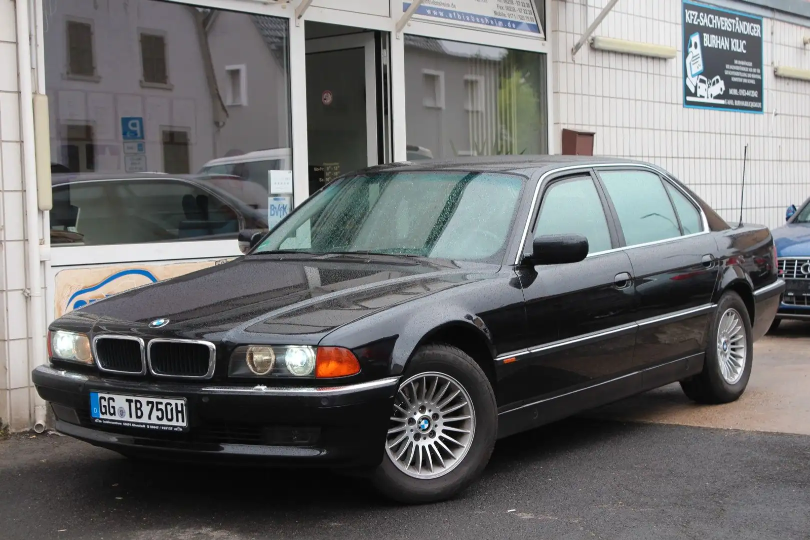 BMW 750 iL *Oldtimer*Vollleder*AHK*Sitzhzg Fekete - 1