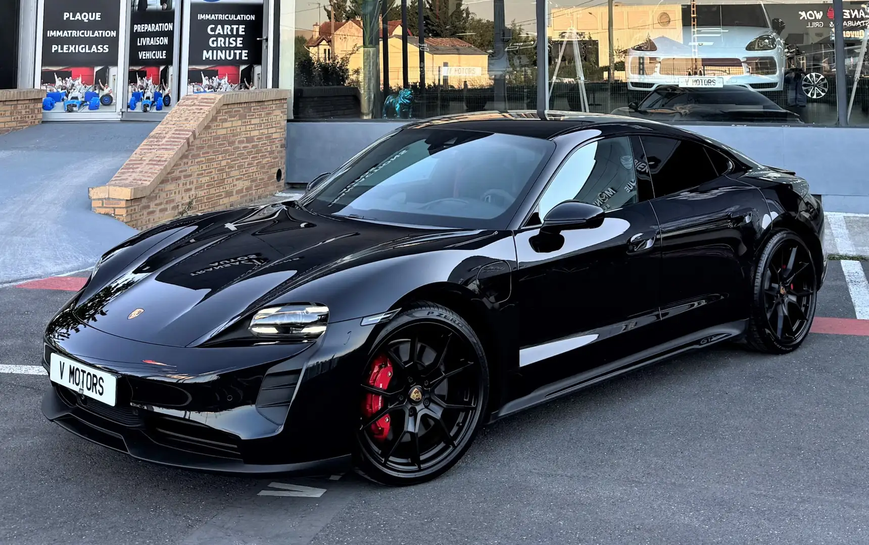 Porsche Taycan GTS 598 Performance Full Chrono Pano HUD 1er Main Negro - 1